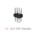J4: 2x3 ISP Header