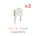 C4, C6: 0.1µF Capacitors